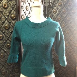 Loft Teal Sweater, Wool & Rabbit Hair